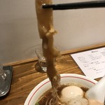麺尊 RAGE - 【2017.2.23】出汁を吸った穂先メンマ。