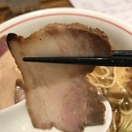 麺尊 RAGE - 【2017.2.23】豚バラ肉のチャーシュー。