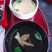 ひつまぶし 備長 本店 - 肝吸いと茶碗蒸し♪