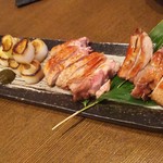 手打ちそば八轟 - 鴨のつけ焼き