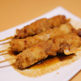 Nagoya tourist attraction Osu festival style “Dote miso kushikatsu”