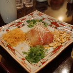 天祥 - 白身魚の中国風お刺身