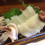 やまよし - ヤリいか刺し身