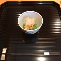 新富 なぐも - 小松菜と京揚げの炊いたん
