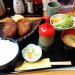 けいの家 - 前回食べたメンチカツ(2個)定食