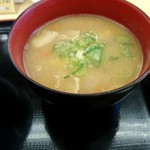 松屋 - 豚汁180円(2017/03)
