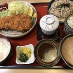 Sagami - 【2017.2.24】とんかつ定食¥1350。