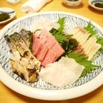 板前割烹よしおか - アラの刺し身