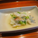 いち太 - 29年3月　本ミル貝とウルイ、浜防風のお浸し　