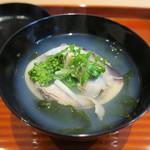 いち太 - 29年3月　江戸前蛤椀　ワカメ