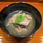 いち太 - 29年3月　熊本牛肩ロースと山菜のしゃぶしゃぶ