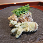 いち太 - 29年3月　太刀魚唐揚げ、タラの芽天ぷら