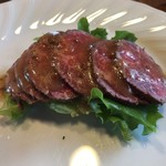 パザパ - 芦北牛のタタキ カルパッチョ風