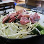 じんぎすかん あんべ - 焼いてますよ～