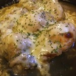 くんちゃん亭 - カキ鉄板チーズ焼き
