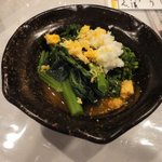 来会楽 - 通：房総菜花辛子あえ