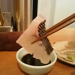 岸本食堂 - ねかせたスズキ