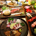 Sumibi Yakitori Tsugumi - ≪胡麻さば・赤牛グリル入り≫鶫コース