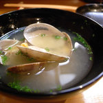 日本橋橘町　都寿司 - 浅利の味噌汁