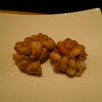 はつね寿司 - 白子醤油と黒七味焼き