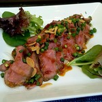 Restaurant LUONTO - 「北海道産牛のタタキ風サラダ」