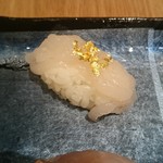 金沢まいもん寿司 珠姫 - 白海老握り 430円+税