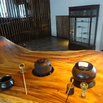 坐忘林 - ウェルカム抹茶コーナー