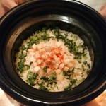 神楽坂 石かわ - ホタテの炊き込みご飯