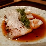 神楽坂 石かわ - クエの炙り焼き