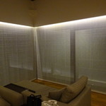 坐忘林 - 夕食の後部屋に戻るとこんなカーテンが♪