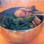 スパイス ラボ ブースト - 春菊と牡蠣のスパイス