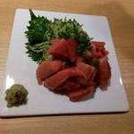 讃岐うどん あ季 - とろぶつ　いいマグロでした