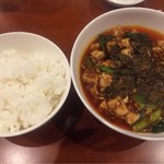 中菜Labo.朝陽 - 麻婆豆腐2 ランチのご飯