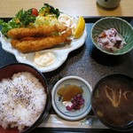 富味寿司 - 料理写真:エビフライ定食￥７５０