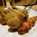 やっこ - しし唐・蛸・赤ウインナー