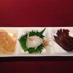 Chuugoku Ryouri Shinagawa Daihanten - 三種前菜盛り合わせ