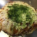 お好み焼・鉄板焼の店 春来 - 肉玉そば＋チーズ