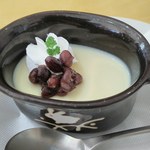 トーフカフェおおはたや - デザートのとうふプリン