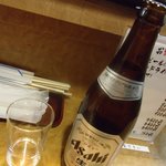 京さくら寿司 - 瓶ビールスーパードライ