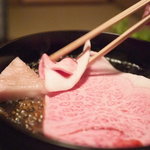 いし橋 - まずは肉を焼いて