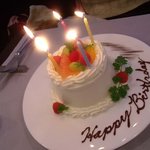 ラシーヌ - バースデーケーキを作っていただけました・・