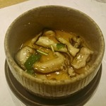 鮓 きずな - 椀物　太刀魚と椎茸の茶碗蒸し