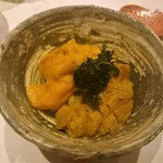 鮓 きずな - 丼　北海道釧路産 　ばふん雲丹と淡路島福良産の紫雲丹のミニ丼