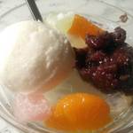 福田屋 - クリームあんみつ