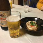 忠治 - 瓶ビール＋お通し