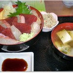 どんぶり亭 まつもと - H29年2月つみれ汁と小鉢が旨い