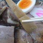 玉川大盛軒 - メンマ。常連の間では“材木メンマ”と呼ばれてます。