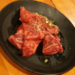 Shichirin Yakiniku Anan - 熟成カルビ（４９０円＋税）２０１７年２月