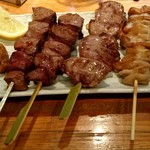 串もん利げん - はつ、レバー、たん、白もつ