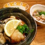 高原誠吉食堂 - 酢牡蠣＆赤なまこ酢